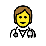 Health worker - OpenMoji