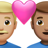 couple with heart: man, man, medium-light skin tone, medium skin tone