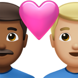 couple with heart: man, man, medium-dark skin tone, medium-light skin tone