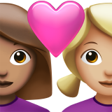 couple with heart: woman, woman, medium skin tone, medium-light skin tone