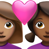couple with heart: woman, woman, medium skin tone, medium-dark skin tone