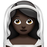 woman with veil: dark skin tone