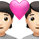 couple with heart: light skin tone