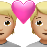 couple with heart: medium-light skin tone
