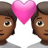 couple with heart: medium-dark skin tone