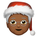 Mx Claus: medium-dark skin tone