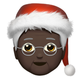 Mx Claus: dark skin tone