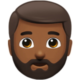 man: medium-dark skin tone, beard