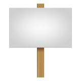 Placard emoji