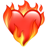 Heart on fire