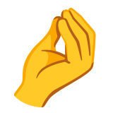 Pinched fingers - Noto Color Emoji