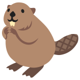 Beaver - Noto Color Emoji