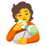 Person feeding baby - Noto Color Emoji