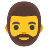 Man: beard - Noto Color Emoji