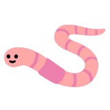 Worm - Noto Color Emoji
