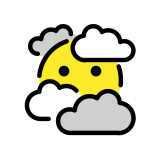 Face in clouds - OpenMoji