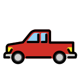 Pickup truck - OpenMoji