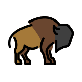 Bison - OpenMoji