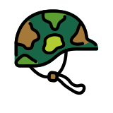 Military helmet - OpenMoji
