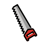 Carpentry saw - OpenMoji