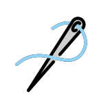 Sewing needle - OpenMoji