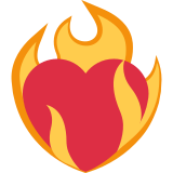 Heart on fire - Twitter / X