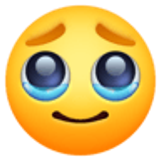Face holding back tears - Facebook