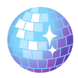 Mirror ball - Noto Color Emoji