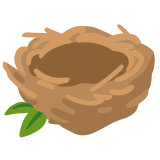 Empty nest - Noto Color Emoji