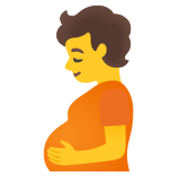 Pregnant person - Noto Color Emoji