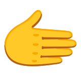 Rightwards hand - Noto Color Emoji