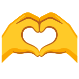 Heart hands - Noto Color Emoji