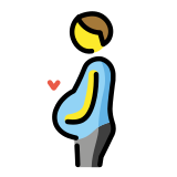 Pregnant man - OpenMoji