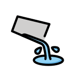 Pouring liquid - OpenMoji