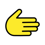 Rightwards hand - OpenMoji