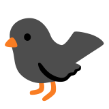 Black bird - Noto Color Emoji