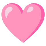 Pink heart - Noto Color Emoji