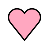 Pink heart - OpenMoji
