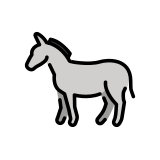 Donkey - OpenMoji
