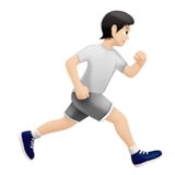 person running facing right: light skin tone