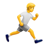 person running facing right