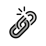 Broken chain - OpenMoji