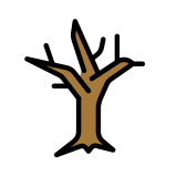 Leafless tree - OpenMoji