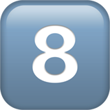 Button 8 symbol