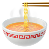 Steaming bowl emoji