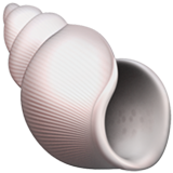 Sea shell emoji