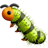 Caterpillar emoji Whatsapp