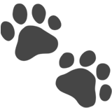 Paw prints