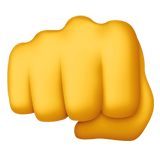 Stretched-out fist Whatsapp