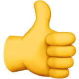 Thumb up smiley